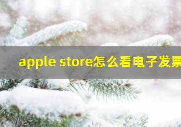 apple store怎么看电子发票